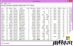 雨林木风装机版windows8系统如何把任务管理器重置